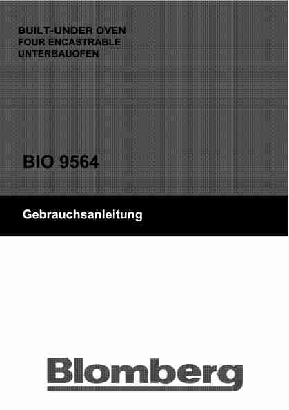 Blomberg Double Oven BIO 9564-page_pdf
